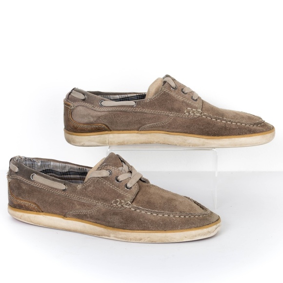 clarks suede boat shoes